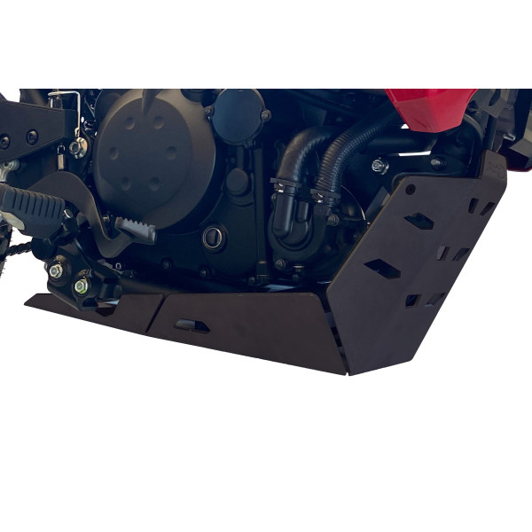 Puig Puig aluminium belly pan | black | kawasaki klr 650 2022>2024